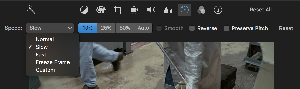 Changing the Speed of a Clip in iMovie | Media Commons