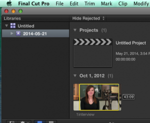 final cut pro editing timebase setting
