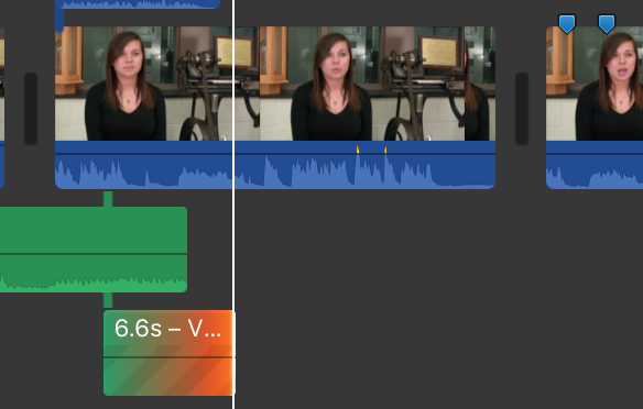 voice over in imovie