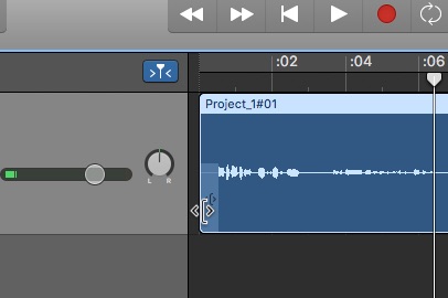 cut music on garageband