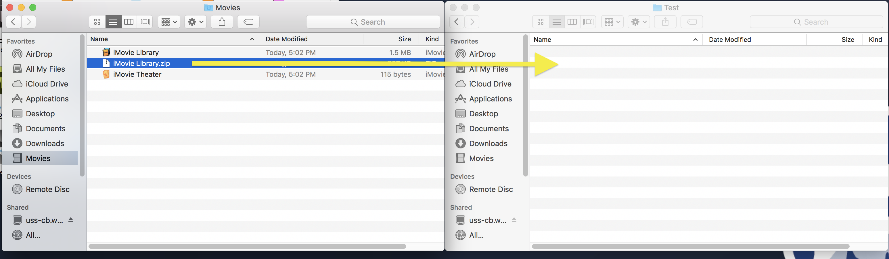 mac imovie save file so can be used for powerpoint