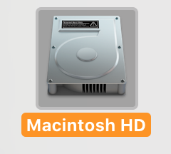 Macintosh HD icon