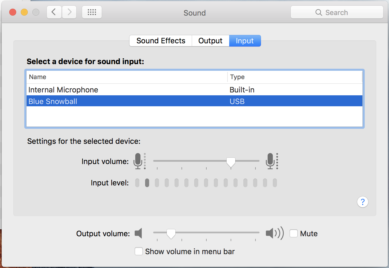 microphone settings on mac pro