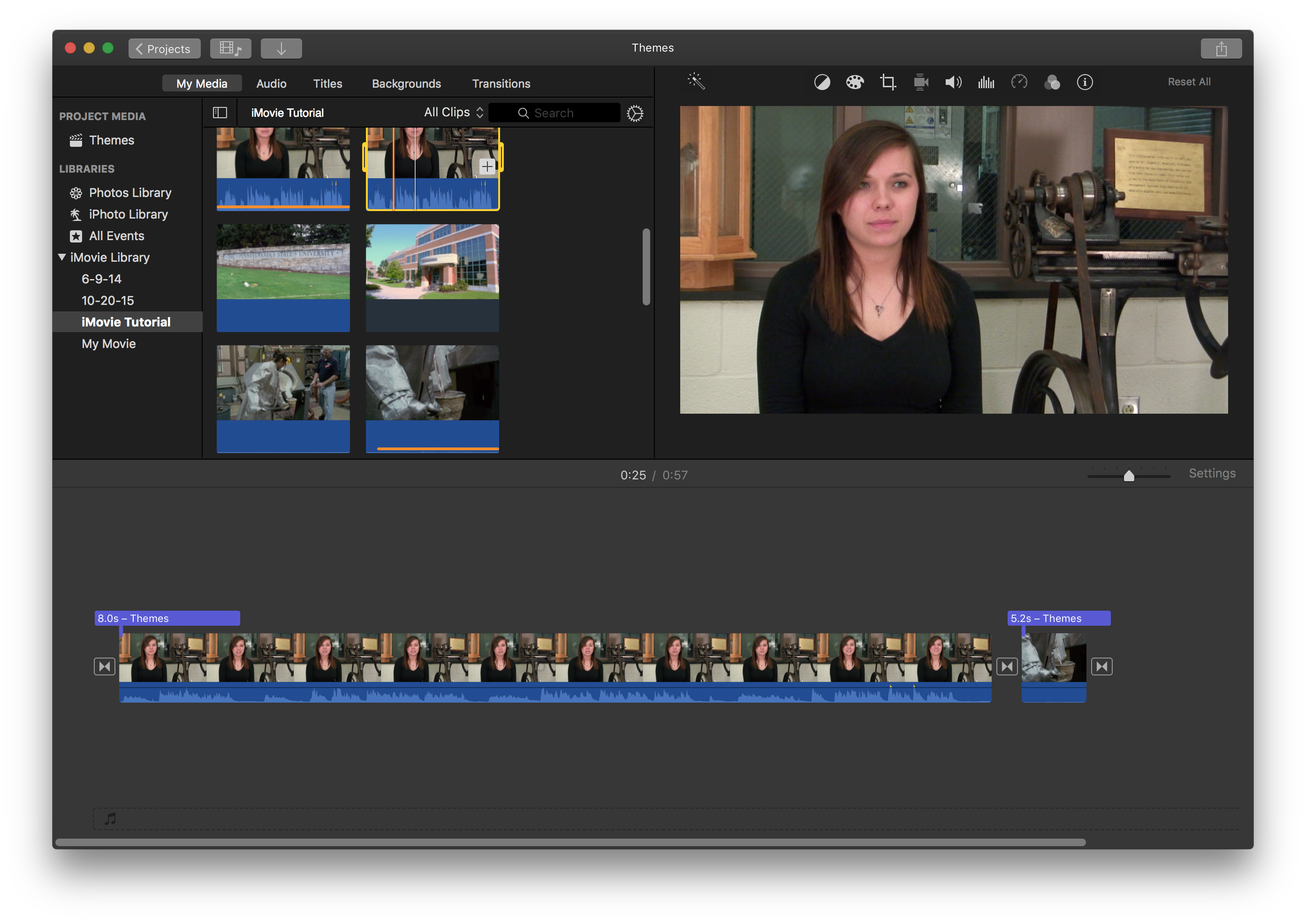 imovie editing for windows