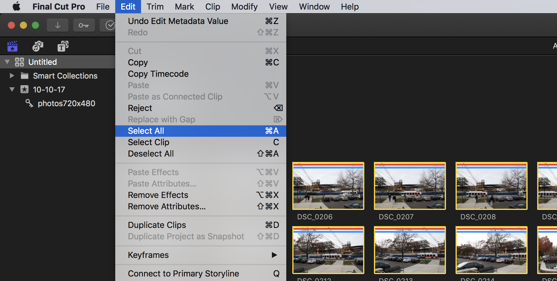 Final Cut Pro Exporting Your Finished Movie Media Commons