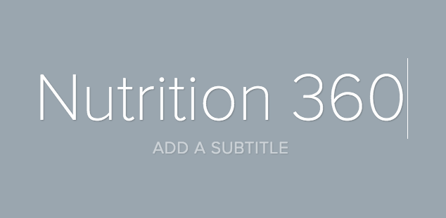Nutrition 360 title