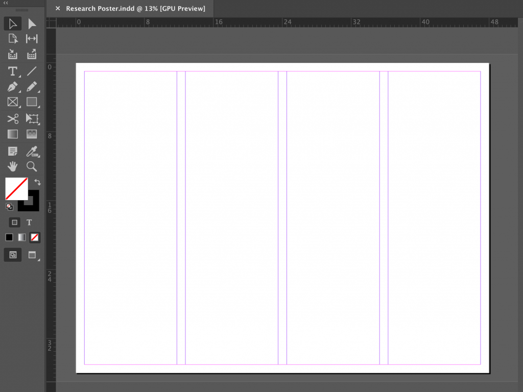 Blank poster document