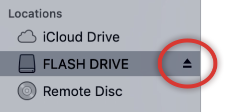 eject flash drive