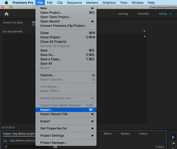 Creating Stop Motion Animation In Premiere Pro Media Commons