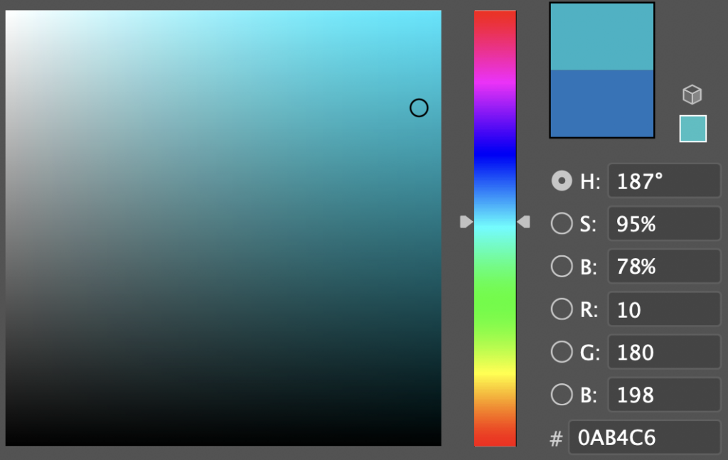 illustrator change color by moving slider and selection circle