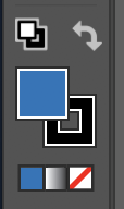 color palette in tool panel