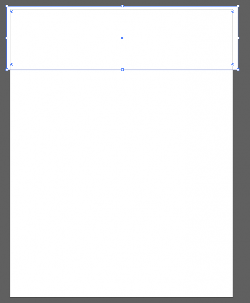 drawn rectangle in document