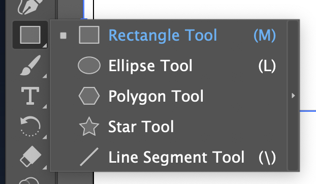 long click rectangle tool in tool panel to see other shape tools