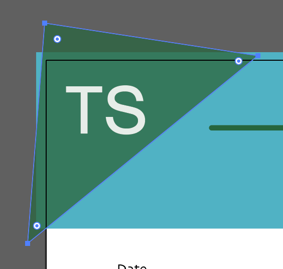  triangle with 70 percent opacity