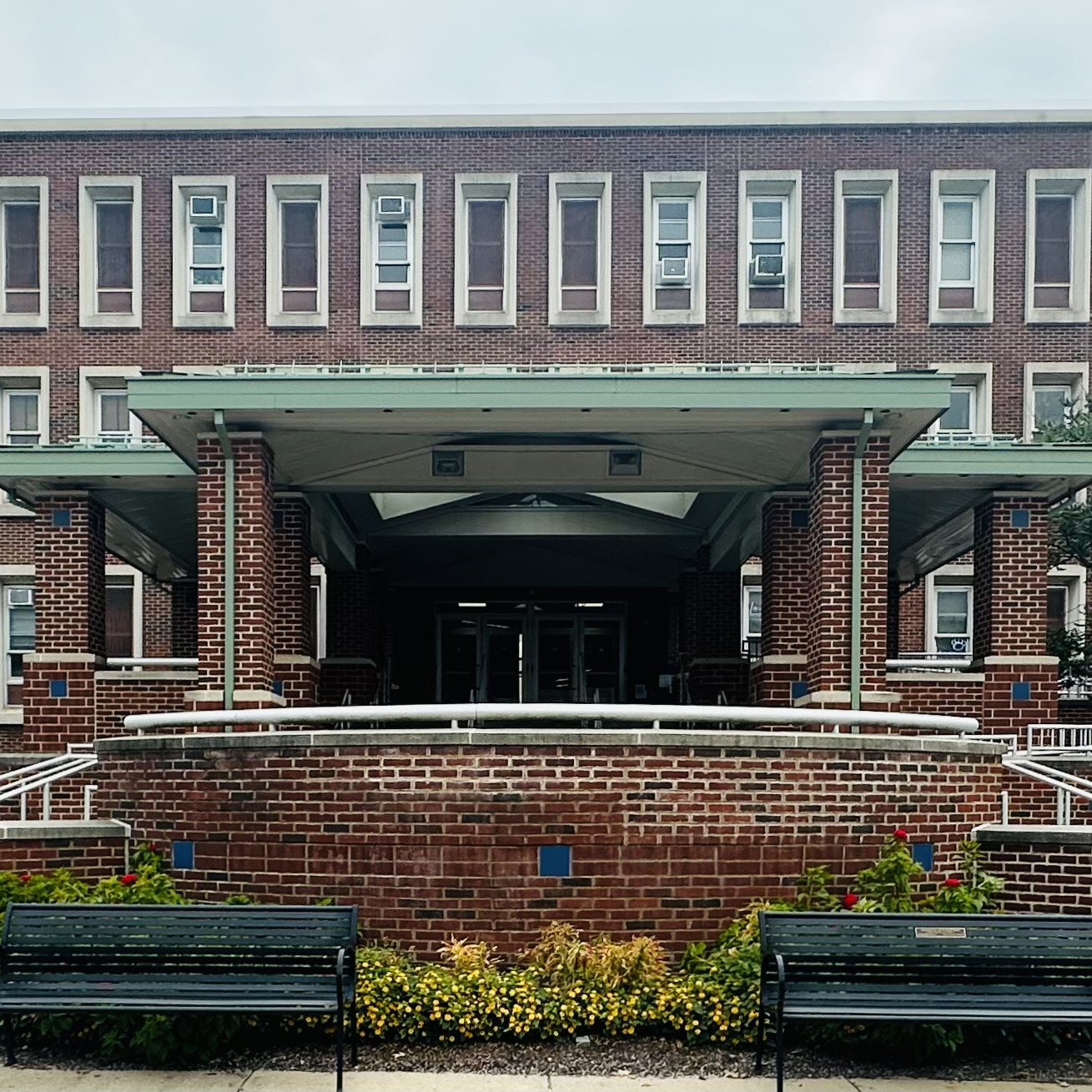 Square cropped view of Shields Building at University Park